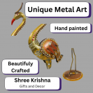Metal Crane Pair