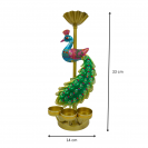 Peacock Tea Light Holder