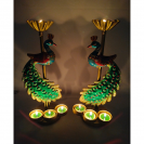 Peacock Tea Light Holder