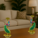Peacock Tea Light Holder